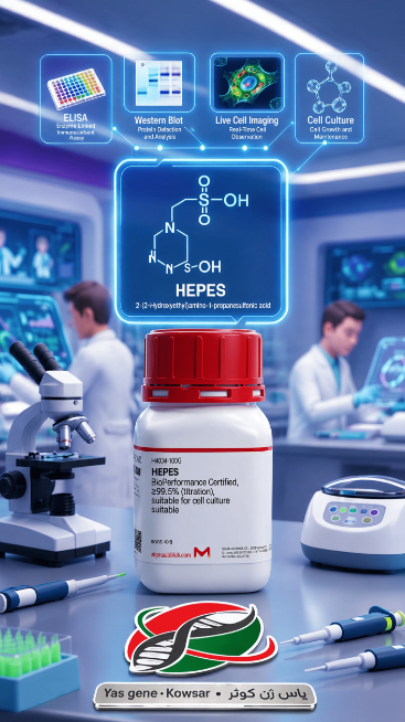 تامین hepes سیگما شرکت یاس ژن